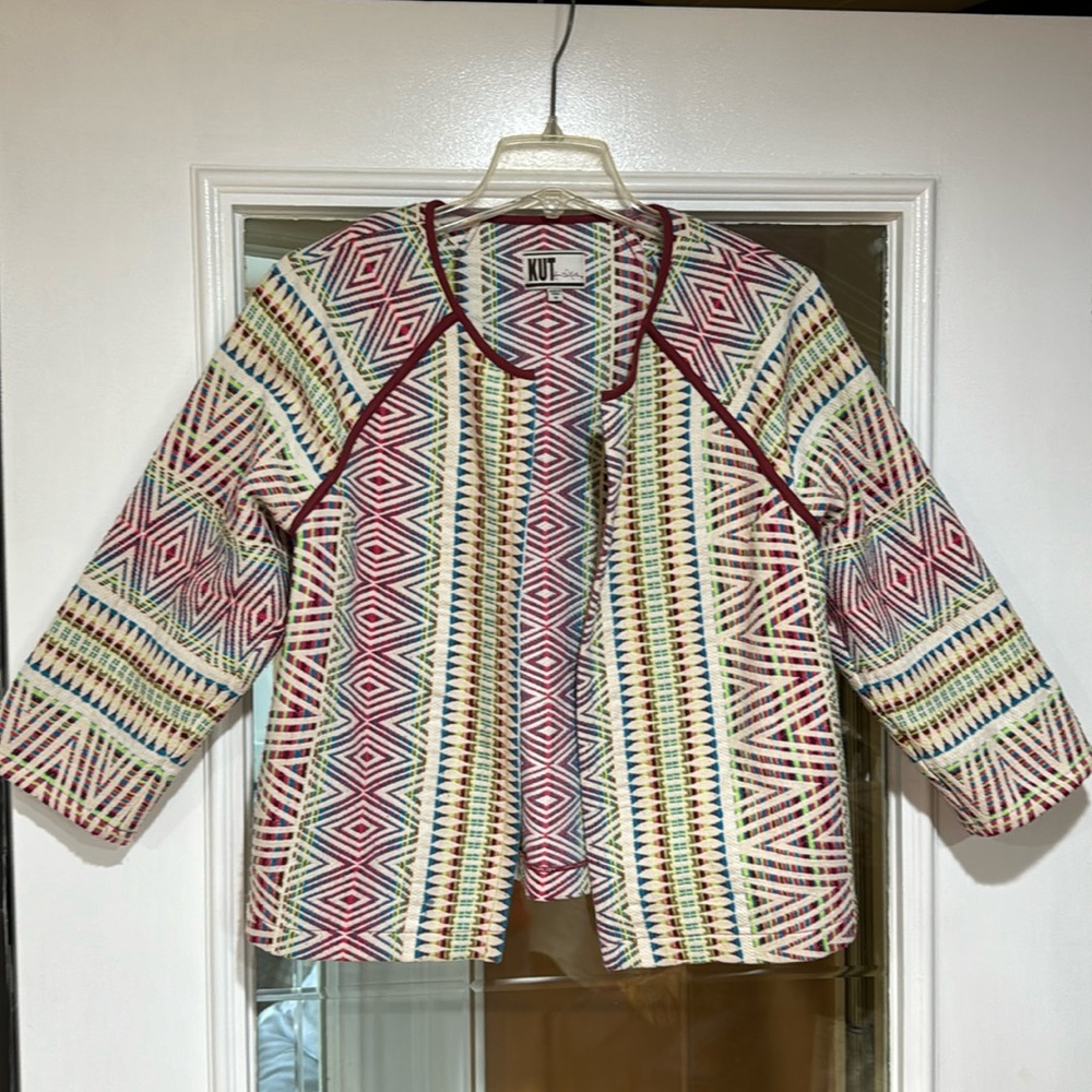Kut from the Kloth woven jacket